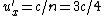 u_x^{'}=c/n=3c/4